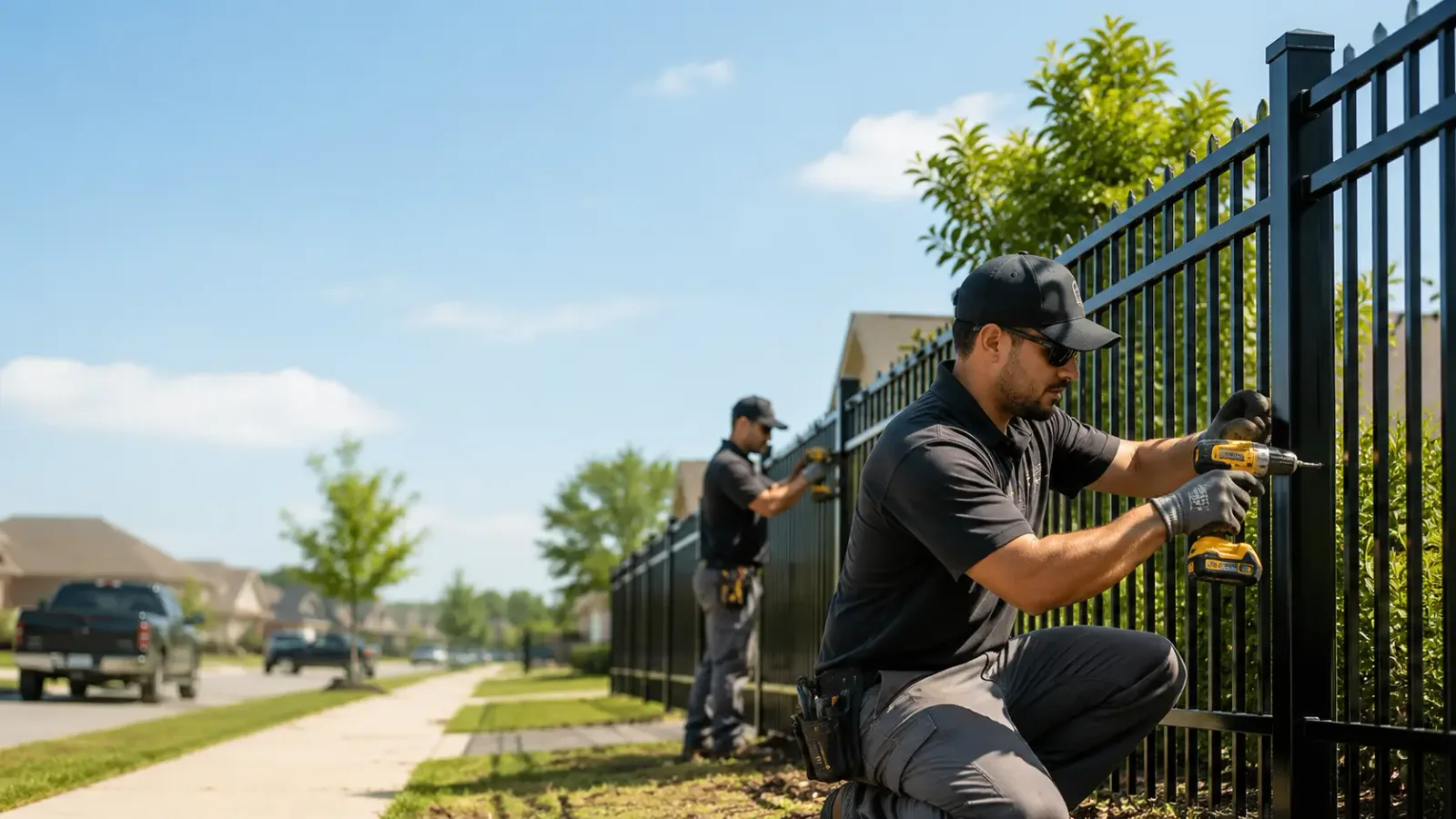 Metal Fence Installation in Rochester, IL